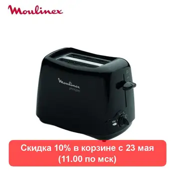 

Toaster Moulinex Principio Black TT110232 850 W toaster bread toaster toasters household appliances for kitchen home appliances kitchen appliances