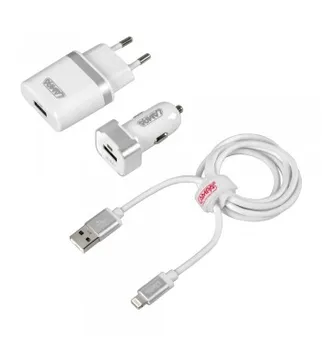 

ORIGINAL charger 12V/24V + 230V IPHONE 5/6/7 (8 Pins lighting)