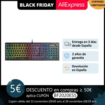 

Keyboard Gaming Ozone Strikeback RGB Layout is