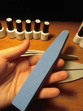 ROSALIND-1 Uds. De esponjas para pulir uñas acrílicas, para manicura de uñas artísticas