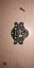 Hasp-Latch Case-Locks Decorative-Handle Cabinet-Buckle Jewelry Wooden-Box Bronze NAIERDI