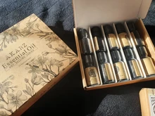 AKARZ Hots-10 juegos de difusor de aceite esencial, Sándalo, musgo, lavanda, jazmín, rosa, parches, Ylang, vainilla, eucalipto, mirrh