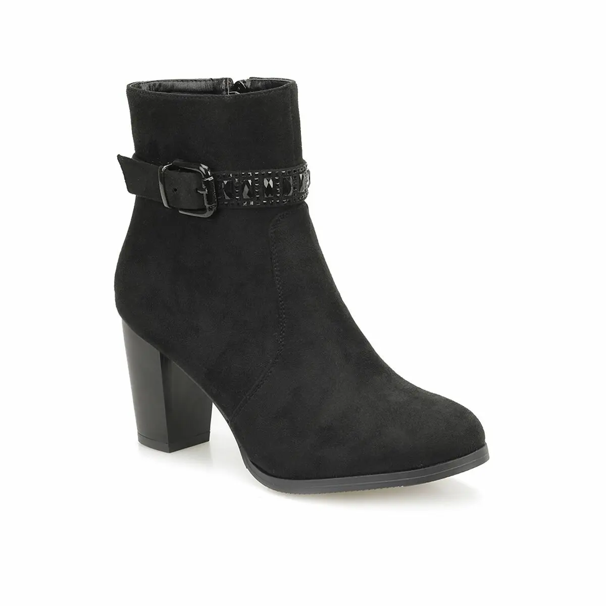 

FLO Black Female high-Heeled Boots Autumn Winter Fashion Shoes 82.312209.Z Polaris