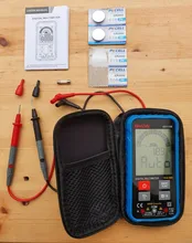 GVDA-multímetro Digital inteligente, probador de voltaje de 600V, Ture RMS AC DC NCV, Ohm, capacitancia Hz