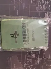 ¡Gran oferta! Libro de notas táctico para todo tipo de clima, libreta verde de 3x5 pulgadas, papel de escritura impermeable con lluvia