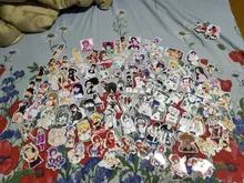 Pegatinas de Anime de Hentai para chica conejito, calcomanías impermeables para maletas, portátiles, coches y camiones, 100 Uds.