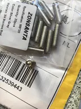 Grub Screw Bolt Socket Door-Handles Allen-Cup-Point Hexagon DIN916 304-Stainless M2.5