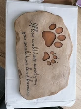 Piedra conmemorativa para mascotas, adorno conmemorativo para cachorro, Tombstone, decoración para jardín