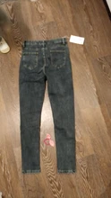 Gray Jeans Pencil-Pants Stretch Skinny Black High-Waist Korean Plus-Size Fashion Woman