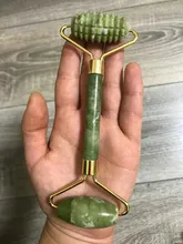 Rodillo de Jade para el cuidado de la piel, masajeador Facial de piedra Natural para cara, ojo Gua Sha, elimina arrugas, herramientas de belleza