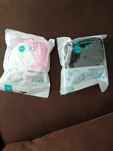 Mascarilla facial KN95 FFP2 con filtro CE, tapabocas antipolvo, 5-100 Uds.