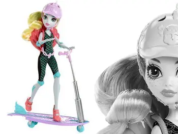 

Lagoon Blue on a scooter-game set