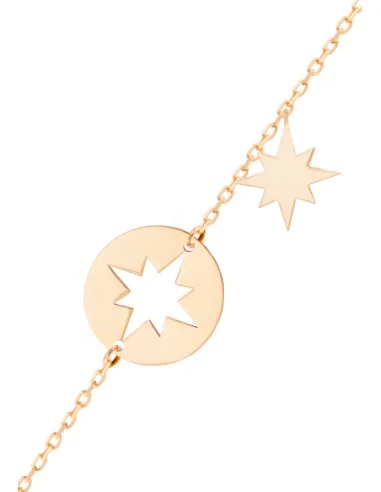 Pulsera Oro Estrella Polar