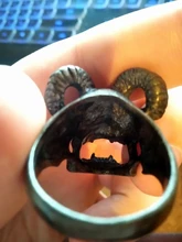 Anillo de acero inoxidable gótico Vintage para hombre, anillo de calavera para hombre, anillo con grabado de motocicleta, accesorios de joyería