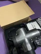 Pantalla LCD eléctrica masaje muscular arma 30 engranajes Fascia de tejido profundo masajeador cuello cuerpo atrás relajación dolor alivio Fitness relajarse