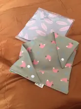 Baberos y paños de eructo para bebé, Bandana de algodón, Baberos de dibujos animados, delantal de alimentación para bebé, niña, niño, toalla de Saliva, 1 ud.