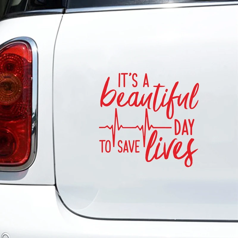 Greys Anatomy Vinyl Sticker Car Decor