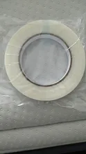 Cinta de fibra de vidrio resistente de 50M, cinta de rayas transparentes de un solo lado, adhesiva de fibra de vidrio, embalaje de flejado Industrial, sello fijo