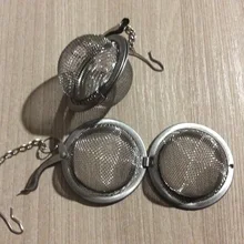 De acero inoxidable Infusor de té Esfera de especias colador de bola de té de malla de filtro Infusor de té coladores de cocina herramientas theezeef