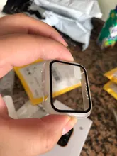 Protector de pantalla completa para Apple watch, carcasa rígida mate para Apple watch 6/SE/5/4/3/360, película de vidrio templado para iwatch 2/1