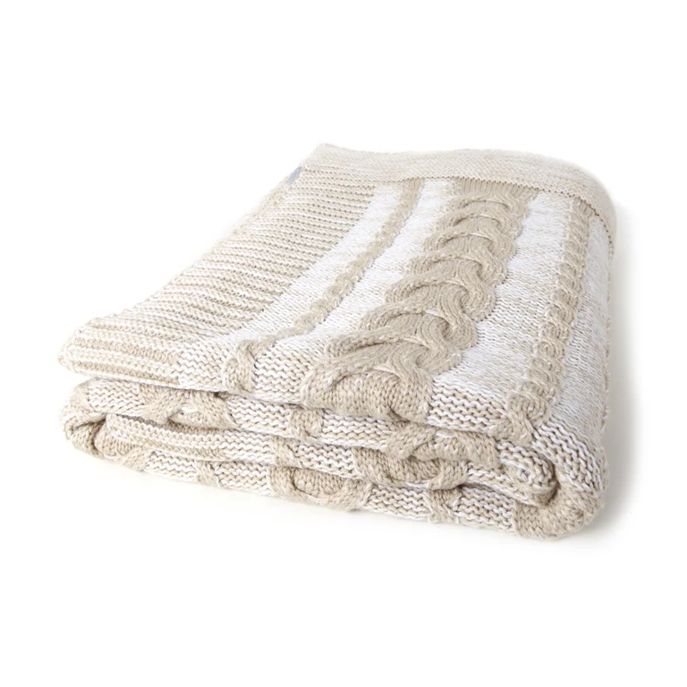 BEIGE Betires домашний вязаный бросок - Цвет: BEIGE