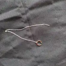 Moonmory-pendiente de boda de Plata de Ley 925 auténtica para mujer, con cadena, joyería de moda, trepadores de plata de la oreja, aretes de una pieza