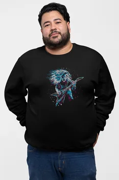 

Angemiel Wear Rock And Roll Guitarist Black Men 'S Sweatshirt
