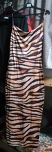 Slim Bodycon Dresses Cami Spaghetti-Strap Skin-Print Party Zebra Multicolor Summer Sexy