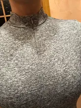 Shestyle-Body liso con cremallera para mujer, bodys sexys de cuello falso para mujer, ropa básica ajustada de manga larga para otoño e invierno, trajes grises para mujer