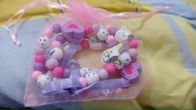 Suéter con dibujos de flores y animales para niños, pulsera infantil, regalo, 3 uds., cp2650