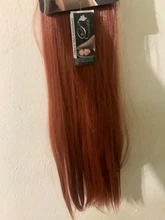 S-noilite 8 unids/set largo recto Clip en extensiones de cabello Real sintético negro marrón rojo rosa púrpura postizos para las mujeres