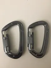 Hammock Carabiner Rappelling Twist-Locking Heavy-Duty Outdoor Climbing D-Shape-Buckle