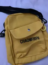Bolso de hombro para estudiantes, Cartera de lona pequeña y versátil de estilo coreano INS, bolso de hombro para estudiantes, con solapa