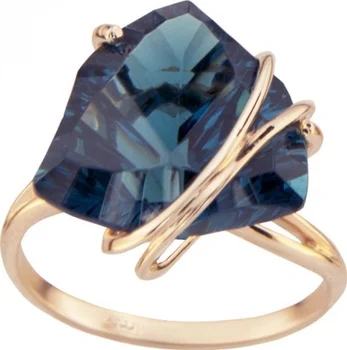 

Aloris ring with 1 Topaz in red gold