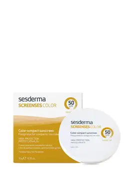 

Sesderma screws compact with light color spf 50 10 gr compact photoprotector with color. Oil free