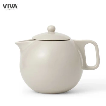 

Чайник заварочный VIVA Scandinavia ""Jaimi"" с ситечком 0,9л, бежевый, V76041