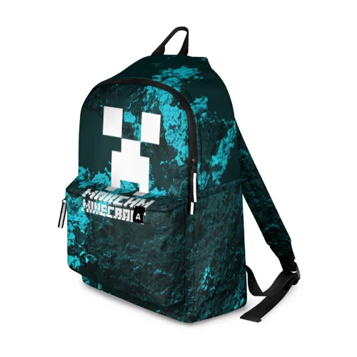 Рюкзак 3D Максим в стиле Minecraft | Багаж и сумки