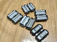 Removable FILTERS Suppressor Ferrite-Core Noise EMI RFI Black 5pcs Clip-On Plastic
