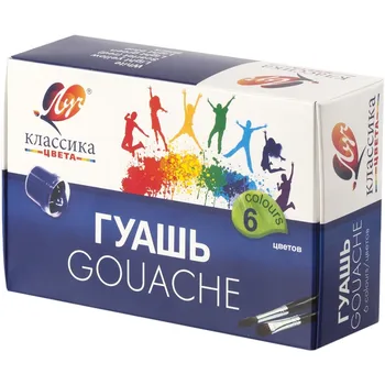 

Gouache 6tsv., Ray classic, bank 20 ml