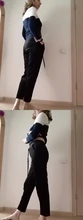 Corduroy Pants Trousers Velvet Fleece Winter Thick Black Female Women Straight for Workout