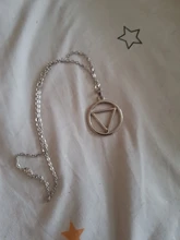 Anime colgante, collar de Cosplay de Akatsuki Hidan circular triangular colgante estrella geométrica nube collar de pareja para hombres y mujeres