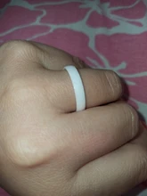 Anillo de cerámica con corte de Hermosa mano para mujer, joyería de calidad superior sin arañazos, 4mm, rosa claro, negro, blanco, nuevo