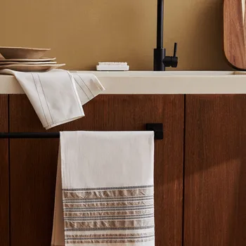 

Zara Home Kitchen Drying Towel Striped Cotton 2-pack Dimensions 70x50cm 100% Cotton from Turkey, Fast Free Shipping