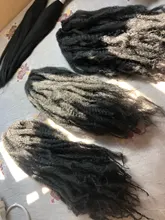 Trenzas de Color puro de 18 pulgadas, cabello de Marley de ganchillo, pelo trenzado sintético Afro, trenzas de ganchillo, extensiones de cabello a granel negro y marrón