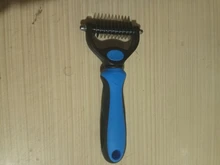 Pelo de mascota cortador de nudos perro cepillado y caída de pelo herramientas Gato del pelo del cepillo del peine de doble cara productos para mascotas