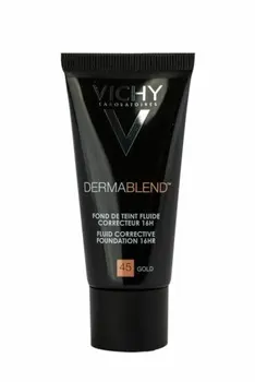 

Vichy Dermablend 45 Fluid Correcteur SPF35 Liquid Trimmer and Concealer Foundation 45 Gold