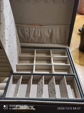 Joyero de cuero de alta capacidad para mujer, organizador de joyas de viaje, multifunción, collar, pendientes, caja de almacenamiento de anillo, regalos para mujer