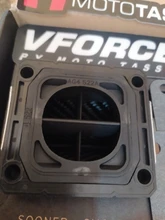 Válvula de caña de fibra de carbono para Yamaha YFZ350 YFZ 350 Banshee 350 RX135 RXZ RXZ-D RD250 RD350 RD400