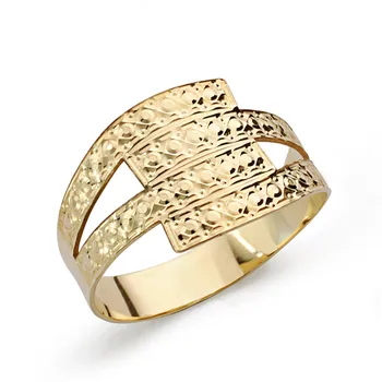 

18k solid gold ring carved [AA0456]