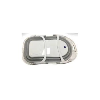 

INTERBABY-Folding Bathtub baby color Gray 86x48x23